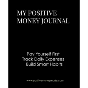 My Positive Money Journal - 30 Days (Black) Paperback – September 19, 2025